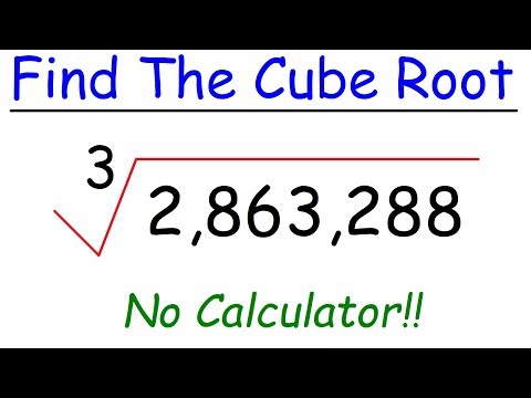 How To Find The Cube Root of a Large Number