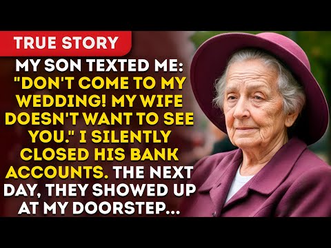 My Son Texted Me: "Don't Come To My Wedding! My Wife Doesn't Want To See You." I Silently Closed...