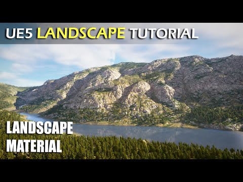 Unreal Engine 5 Landscape Material - UE5 Tutorial
