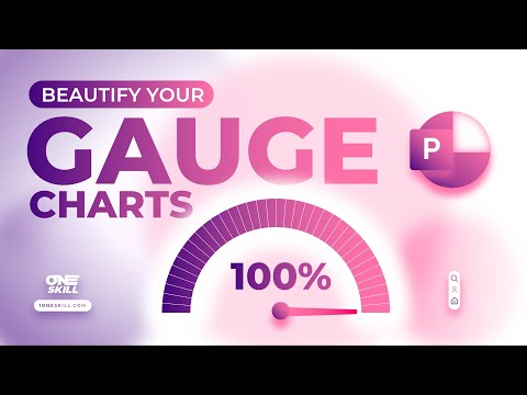 Excel Chart Animation in PowerPoint 🔥Speedometer🔥