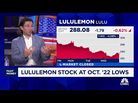 Lululemon at October 2022 lows: BMO senior analyst says retailer is at a 'precipice'