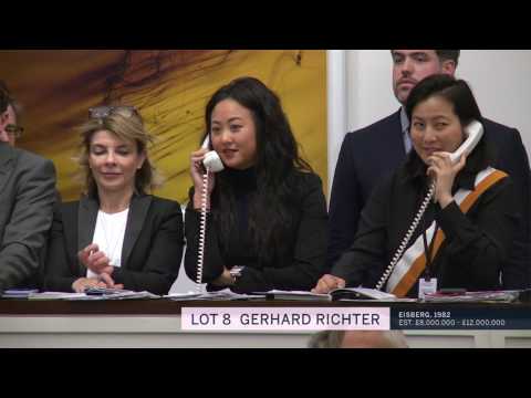 Heated Bidding Battle for Richter’s Iceberg