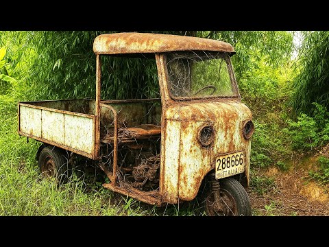 Rusty Three-Wheeler Restored After 30 Years into a Highway Beast // Full Restoration