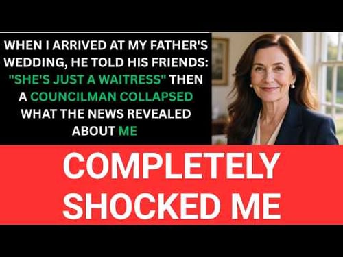 She'S Just A Waitress,' My Dad Told Wedding Guests. Then They Saw Me On The News.