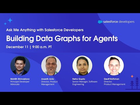Agentforce NOW AMA: Data Cloud Data Graphs