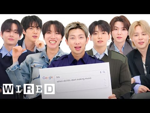 BTS (방탄소년단) Answer The Web's Most Searched Questions | WIRED