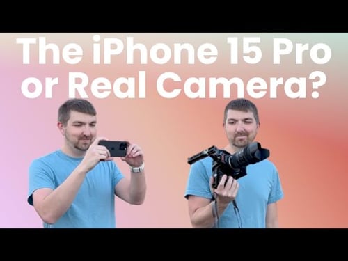 iPhone 15 Pro vs Blackmagic 6K Pro ProRes LOG - Is the iPhone Video Perfect Now???