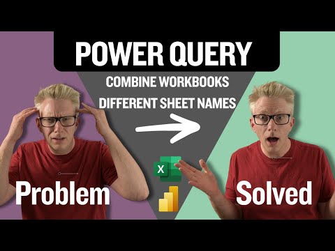 Power Query Trick: Combine Excel Files with DIFFERENT Sheet Names! 🔥