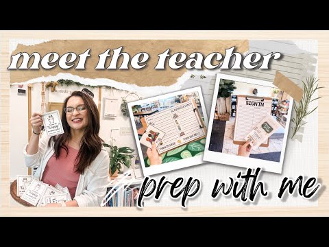 prep with me for meet the teacher! forms, gifts, flow, + ideas