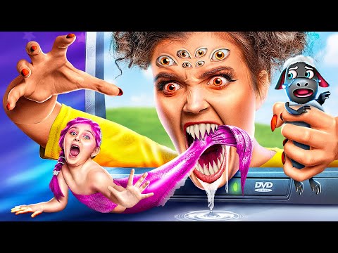 ヴァンパイアと人魚姫 VS ホラーゲームのアマンダ!