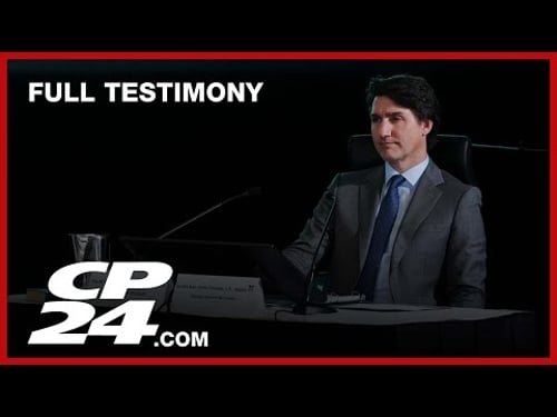 FULL TESTIMONY: Justin Trudeau testifies at public hearing into foreign interference