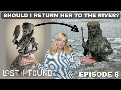 Should I return this Mermaid Deity Figure to the River Thames? Lost & Found w/@ThamesFestivalTrust