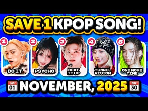 ๐๏ธ Save 1 Kpop Song Released in the Same Month ๐๏ธ (2025 Edition) ANSWER - KPOP QUIZ ๐ฎ