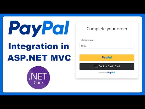 Integrate PayPal Payments in ASP.NET Core MVC using PayPal REST API | ASP.NET MVC