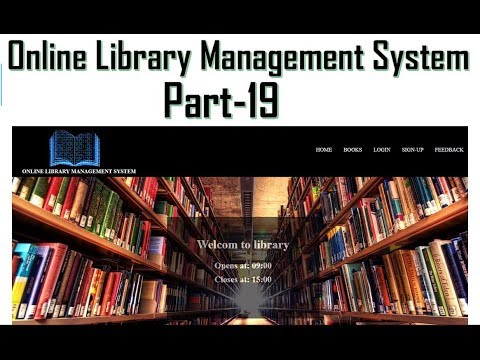 Library management system part-19 | Admin side with HTML,CSS,PHP,MY SQL