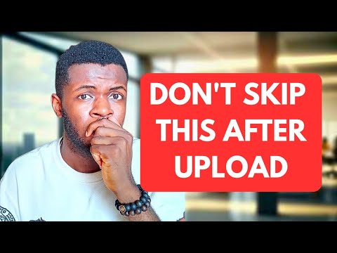 Do This In The First 10 Minutes After Upload Or Loose Your Views