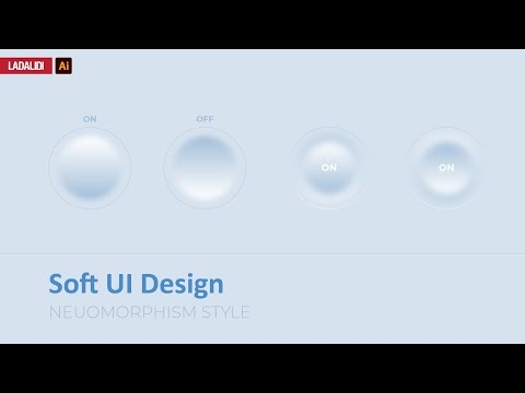 How to Create Soft UI Design with Neuomorphism Style in Adobe Illustrator Part 3