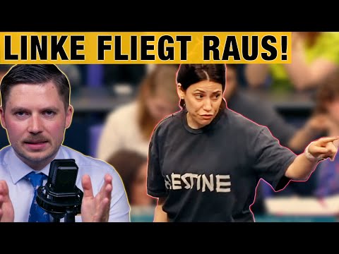 LINKE fliegt aus dem Bundestag! Klöckner macht jetzt ernst - Eklat über Palestine T-Shirt