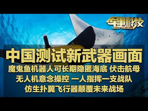 重磅!中国实现用意念操控无人机 一人可指挥一支无人机部队!多个秘密武器首次公开!直击“魔鬼鱼”机器人测试现场:可潜伏海底数十天 集群攻击“敌”航母!「军事科技」20250114 | 军迷天下