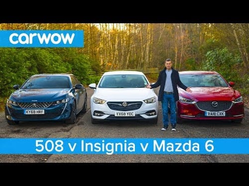 Peugeot 508 v Mazda 6 v Insignia Grand Sport - which is the best large family car?
