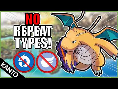 Can I beat Pokemon Leaf Green using ONE Pokémon of Each type? And its a Hardcore Nuzlocke!