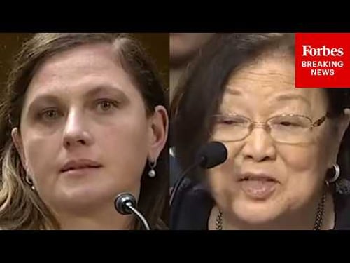 'I Am Asking A Yes Or No Answer': Mazie Hirono Grills Trump Nominee About Social Media Actions