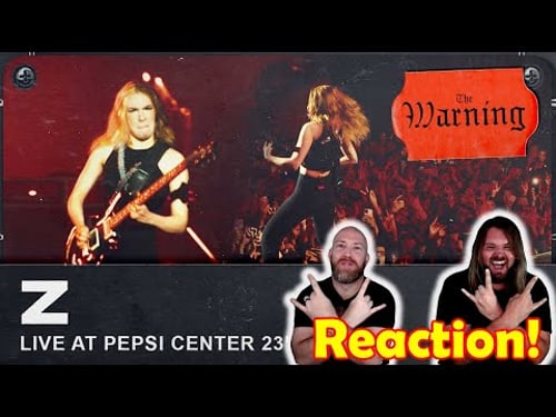 Musicians react to hearing The Warning - Z (Live from Pepsi Center CDMX)