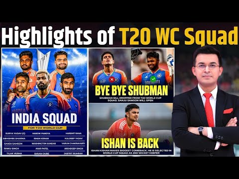 Team India WC Squad , No Gill, Jitesh for T20 World Cup; Ishan Kishan returns to India T20I squad !