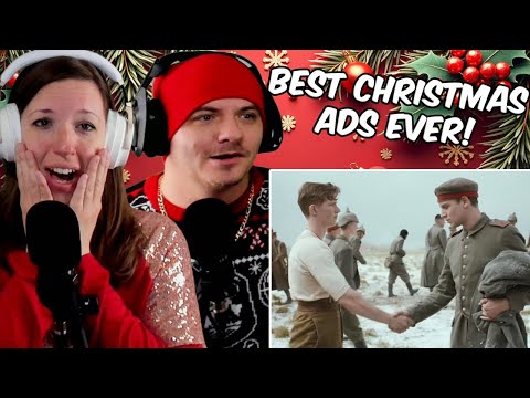 AMERICANS REACT TO THE BEST UK CHRISTMAS ADS EVER!