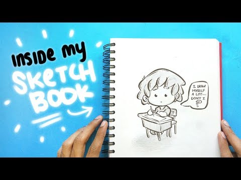 A Tour of my Red SKETCHBOOK - part 2