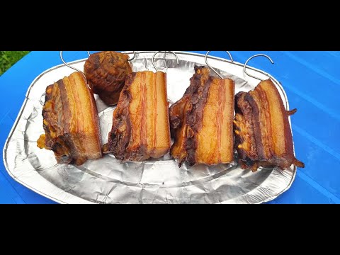 Грудинка горячего копчения. Варёно-копчёная и копчёно вареная.