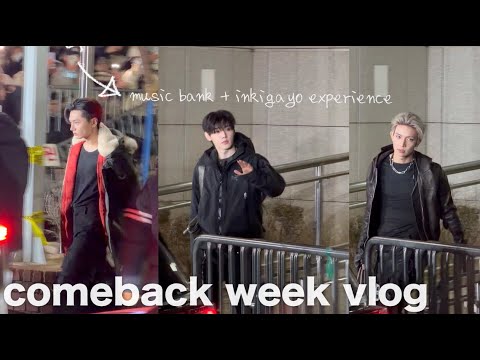 experiencing Enhypen's comeback in Korea (inkigayo and music bank)