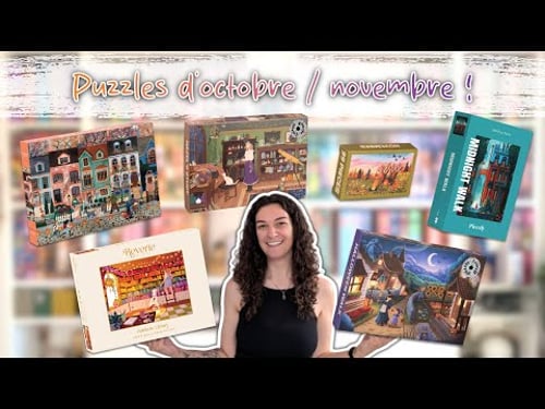 ASSEMBLAGES - Mes puzzles d’octobre / novembre ! 🍁🧩