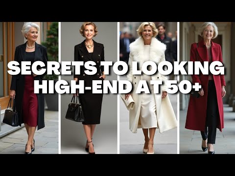 HOW TO LOOK YOUR BEST in 2025 at 50+: Style Beauty Tips for Women Over 50