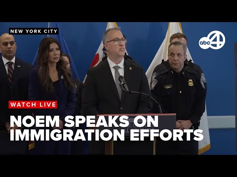 LIVE: Noem holds press conference on immigration efforts in New York