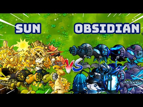 PvZ1 Fusion 3.1 Challenges!!! Team SUN Vs Team OBSIDIAN | Who Will Win???