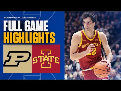No. 1 Purdue Boilermakers vs No. 9 Iowa State Cyclones | Full Game Highlights | CBS Sports CBB