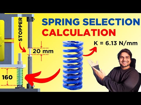 Mechanical SPRING Selection Calculation | "Step by Step" SPRING Selection Procedure