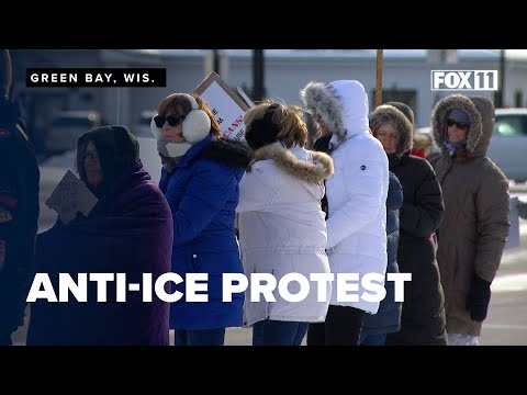 Protesters rally against Brown County Jail agreement to hold immigrants on ICE detainers