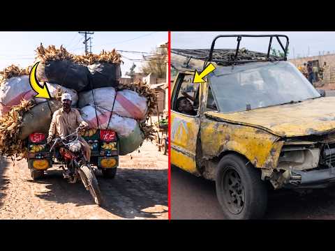 Overloaded Vehicles and craziest stuff ever seen on road