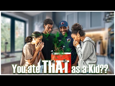 Chef Shows His Kids REAL 80's Snacks... The SMELL Alone had them GAGGING!!!