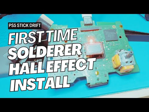 First-Time Solderer Fixes PS5 Stick Drift: Hall Effect Joystick Install for Beginners