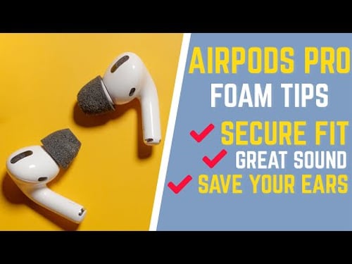Airpods Pro Hurt My Ears | Foam Ear Tips Solved the Problem! 🥰