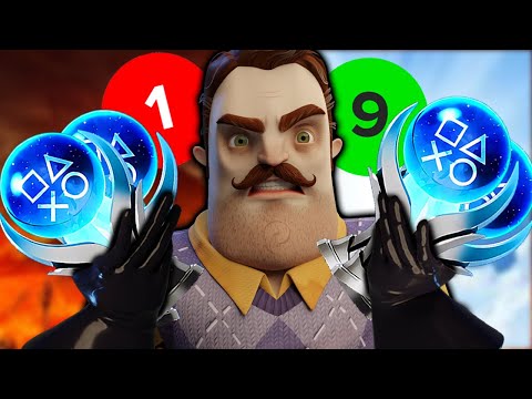 I Platinum'd EVERY Hello Neighbor GAME!