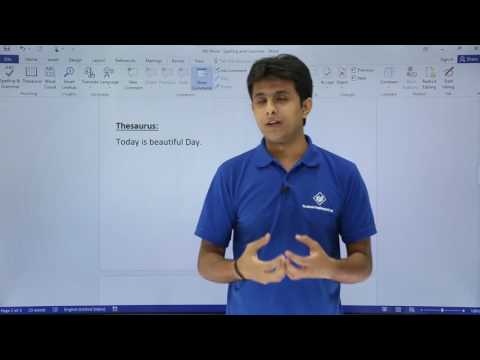 MS Word - Spelling and Grammar