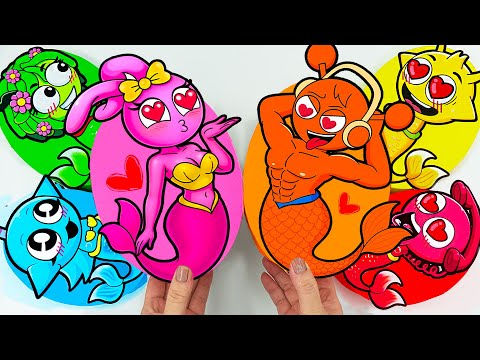 💖Paper DIY💖 Unboxing INCREDIBOX SPRUNKI Pinki & Oren Blind Box | How To Make Blind Bag | Tina ASMR