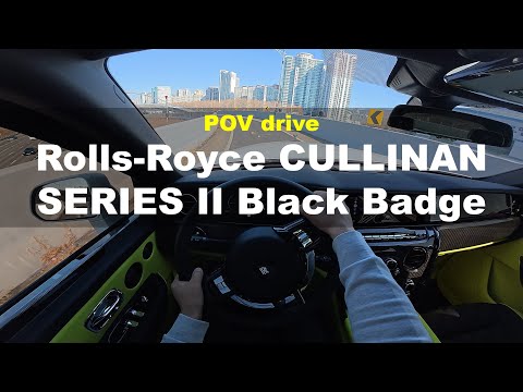 2025 Rolls-Royce CULLINAN SERIES II Black Badge POV drive