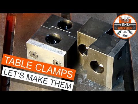 Making Dovetail Table Clamps