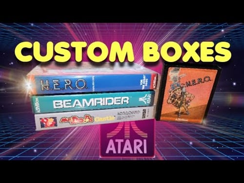 Custom Boxes For Atari 2600 Games