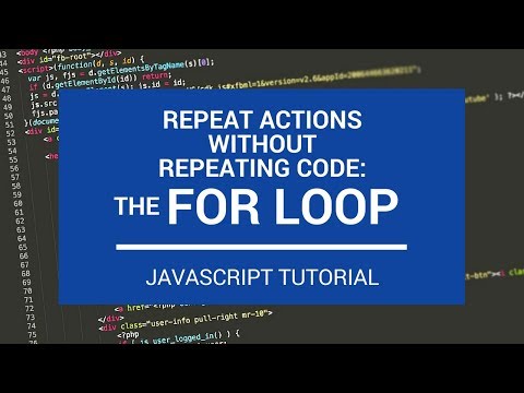 JavaScript Tutorial: For Loop Basics